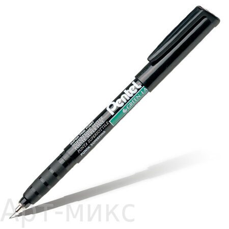 Маркер перманентный (лайнер) 0,5 мм "GREEN LABEL", Pentel