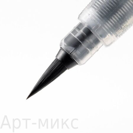 Ручка-кисть средняя "XFP5M" с пигментными черными чернилами, Pentel