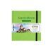 Салатовый, Скетчбук для акварели "Veroneze" 14,5*14,5 см, 200 г/м, 25% хлопок, 40 листов в книжном переплете, Малевичъ