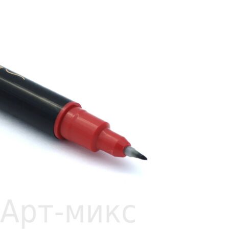 Фломастер-кисть двусторонний "SFW34A", черный, Pentel