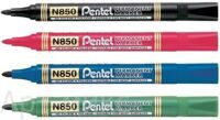 Маркер перманентный "N850", наконечник круглый 4,2 мм, Pentel