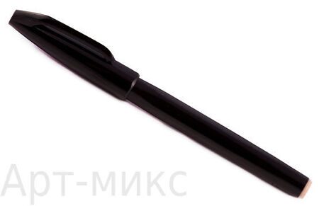 Черная, Ручка капиллярная Pentel "Sign Pen", 2 мм